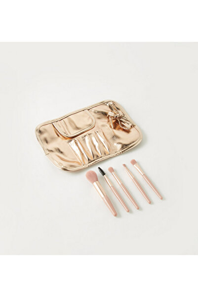 GLOO 5-Piece Makeup Brush Set with Pouch