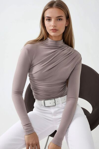 Hiccup Μπλούζα Sandy με λεπτομέρεια με κορδόνι με όρθιο γιακά