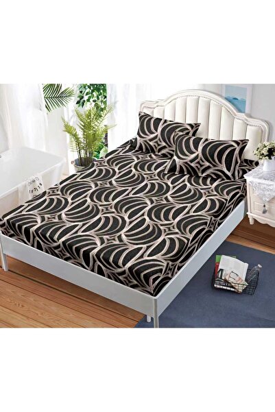 Casa de Vis Fitted sheet with elastic + 2 pillowcases, 160/200, Online, JE-80