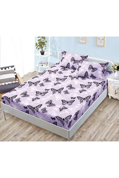 Casa de Vis Cearșaf cu elastic + 2 fețe de pernă, 160/200, Online, JE-51