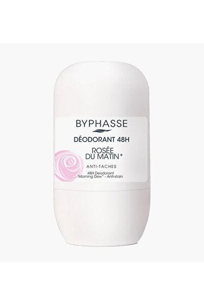 BYPHASSE 48 H Morning Dew Roll-On Anti-Stain Deodorant - 50 ml