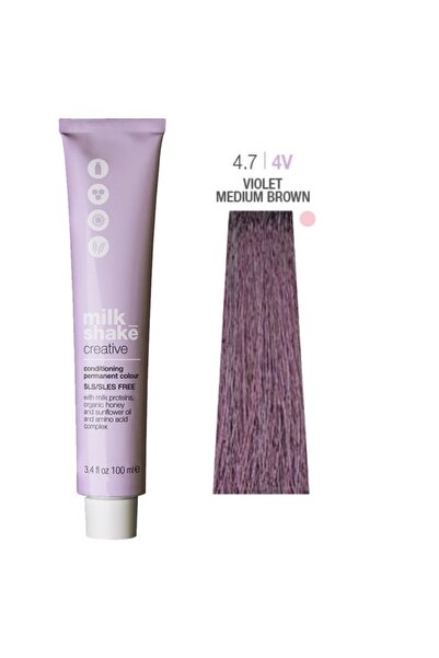 Milkshake Milkshake, Creative, fără SLS/SLES, vopsea de păr permanentă, 4.74V...