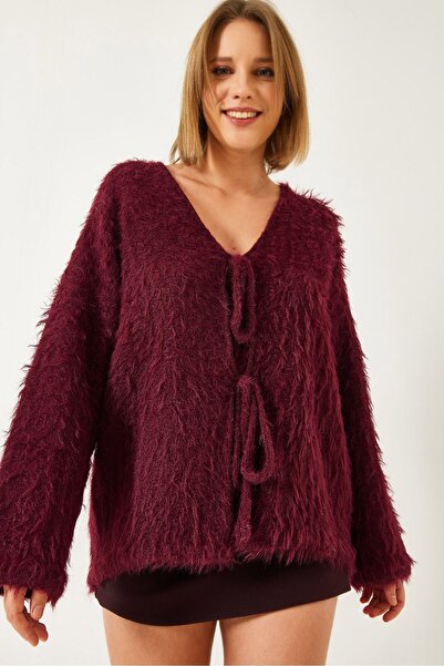 Hiccup Bianco Lucci fur Printed cardigan