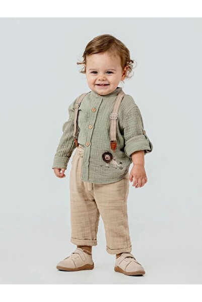 Butik ERKEK BEBEK - ÇOCUK %100 PAMUKLU MÜSLİN GÖMLEK SALOPET PANTOLON ASKILI ...