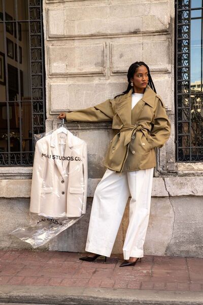 Hiccup MAI STUDIOS Tyra Trench Coat