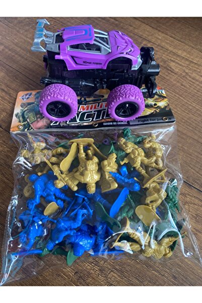 Toys Asker oyun seti ve canavar kamyon