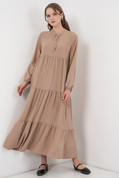 Hiccup Bdart Bow Detailed Maxi Dress