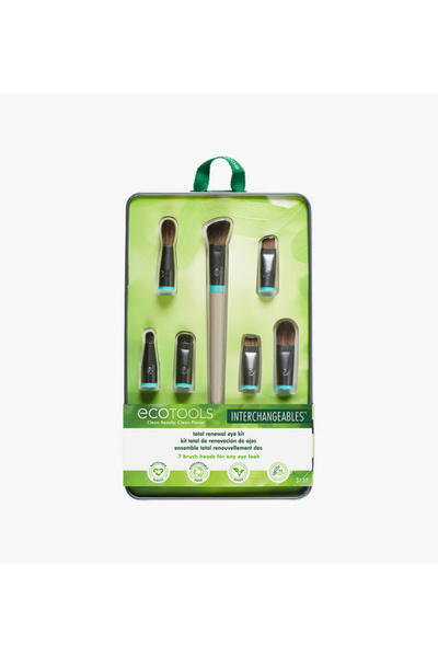 Ecotools مجموعة فرش العيون القابلة للتبديل للتجديد الكامل