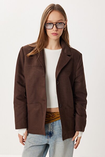 Hiccup Gabardine jacket with buttons and pockets ISTANBUL