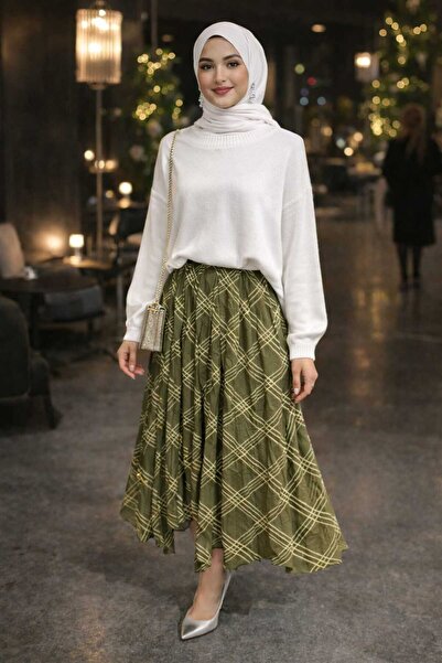 Noa&Noa Asymmetric cut chiffon skirt