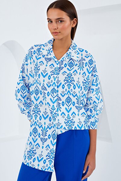 Hiccup Cămașă satinată supradimensionată BDART