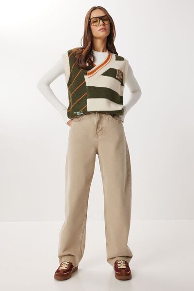 Hiccup ISTANBUL Regular-waisted, wide-leg denim jeans