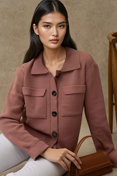 Hiccup Cardigan cu nasturi și buzunare