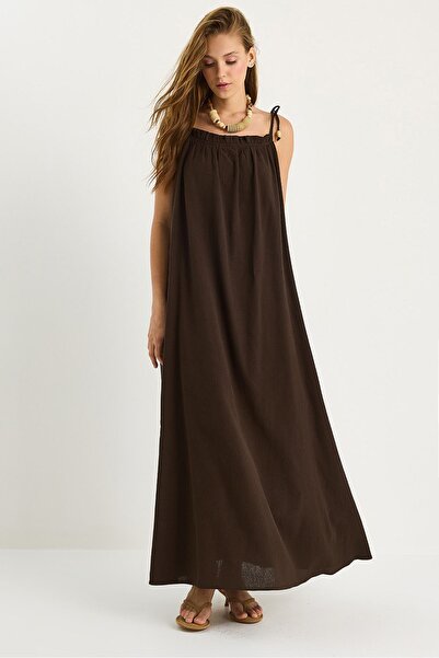 Hiccup LUCCI Maxi Dress with Ruffle Detaly