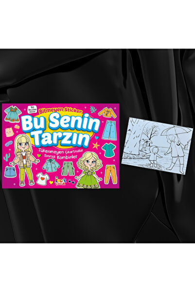 Bıcırık Yayınları BİTMEYEN STICKER / BU SENİN TARZIN / 50 ÇIKARTMA / KARTPOST...
