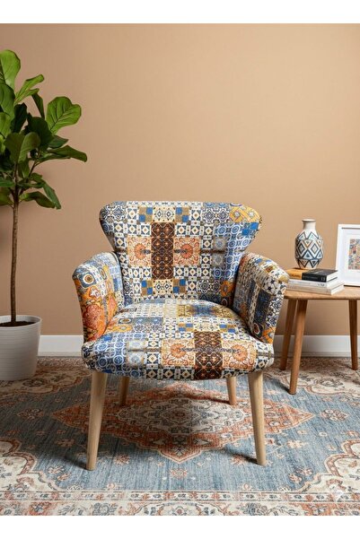 VENQM Desenli Figürlü Berjer