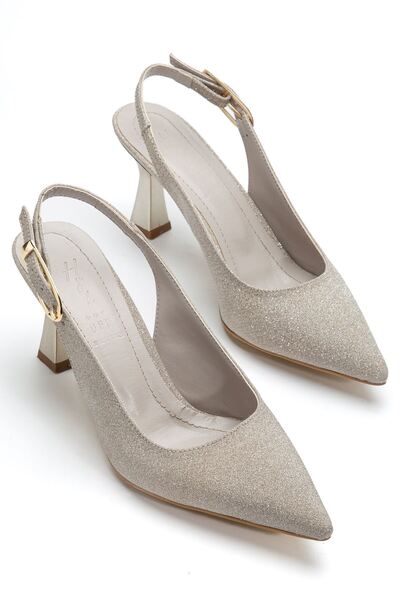 Hayalimdeki Ayakkabı Дамски обувки с отворена пета, заострени върхове и висок...