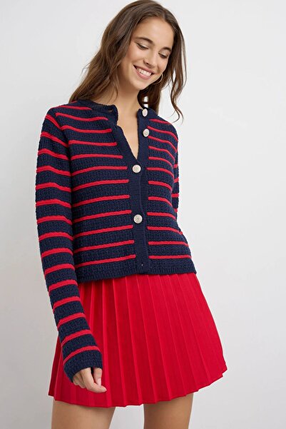 Hiccup Striped cardigan with buttons