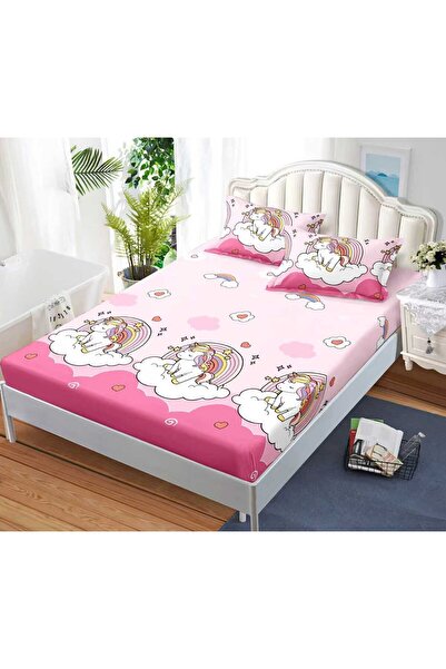 Casa de Vis Fitted sheet with elastic + 2 pillowcases, 160/200, Online, JE-62