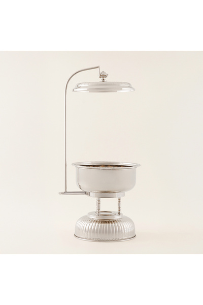 LA MESA ROUND CHEFING DISH WITH HANGER EMBOSSED STRUCTURE 5 LTR