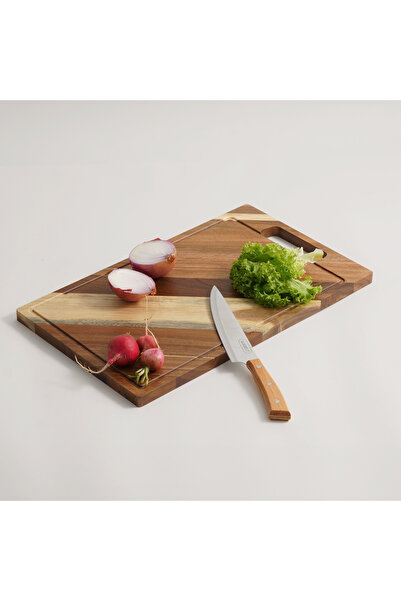 Alberto rectangular carbonized bamboo cutting board 50*30*2cm, brown