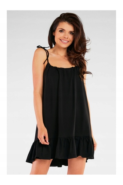 Awama Dress M251 - Black - L/XL