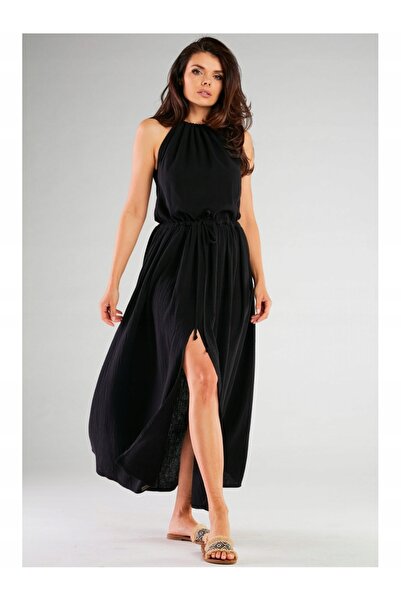 Awama Dress M263 - Black - L/XL
