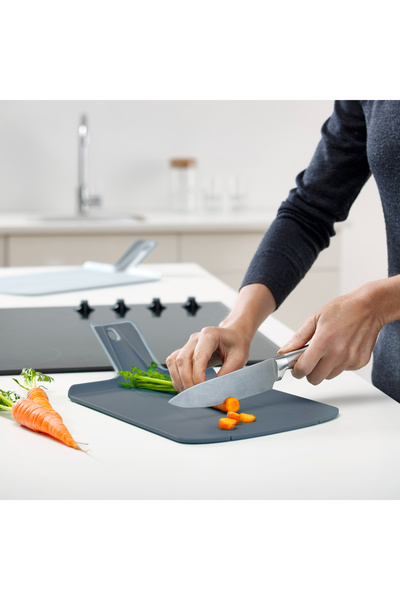 Joseph Joseph chopping board small twin set 2 sky