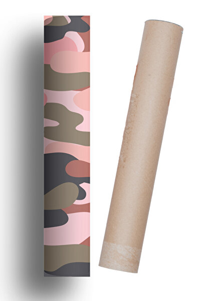 Bigaimaj Refrigerator and Dishwasher Door Self-Adhesive Foil Covering Camouflage Military Pattern İbmb05