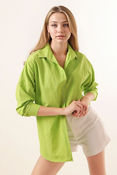 Hiccup BDART long shirt, black and white, striped, oversized