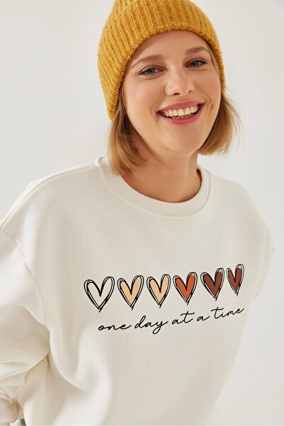 Hiccup LUCCI sweatshirt with Printed , brushed, three-thread MBHS