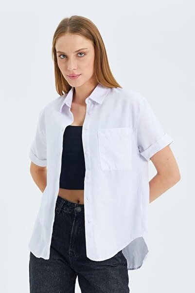 Hiccup Cămașă Mixray Slim Fit din poplin cu buzunar