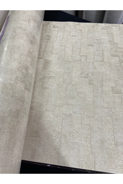 KOÇ YAPI DEKOR Tutkal hediye 16 m2 ithal kabartmalı krem sedefli silinebilir ...