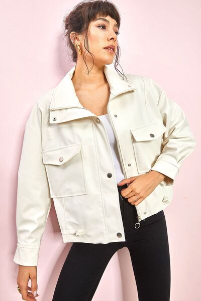 Hiccup LUCCI Faux Leather Biker Jacket