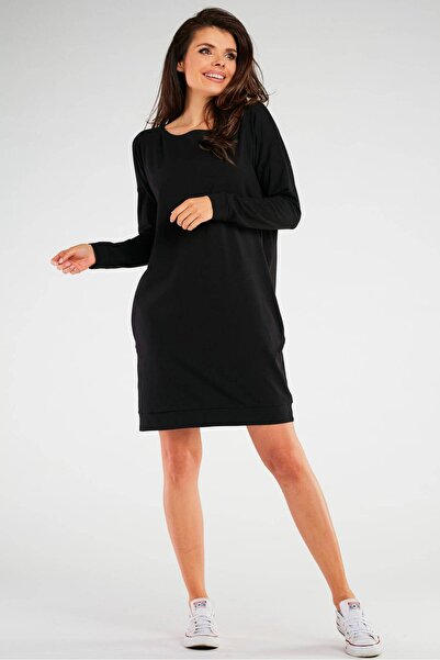 Awama Dress M257 - Black - S/M