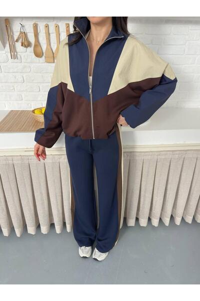 Ekim Store Set din două piese: cardigan și pantaloni din țesătură tehnică