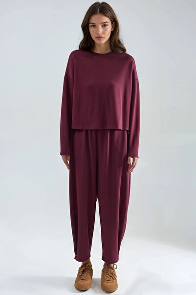 Hiccup Modal Dokulu Bluz & Şalvar Takımı Berşan Collection