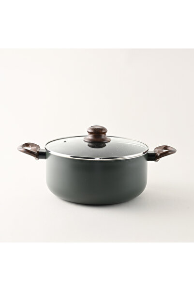 Alberto brown granite cooking pot 24 cm