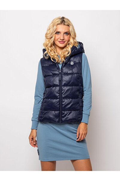 Heavy Tools Women's quilted vest Wefa25 Navy