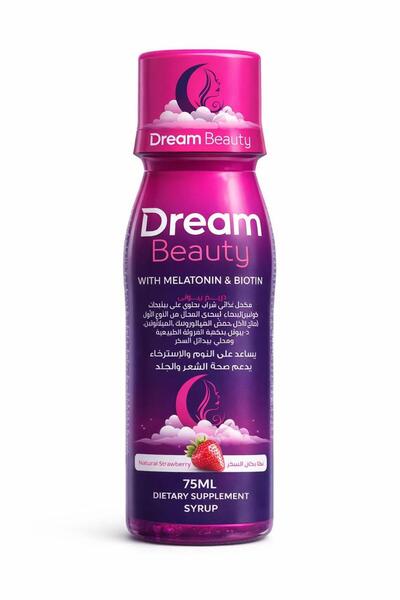 Dreambeauty Dream Beauty Vitamins with Melatonin and Biotin, Strawberry Flavo...