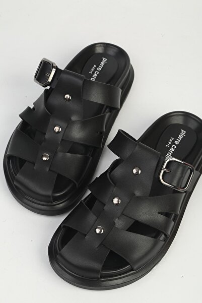 Pierre Cardin Черни дамски пантофи PC-7834