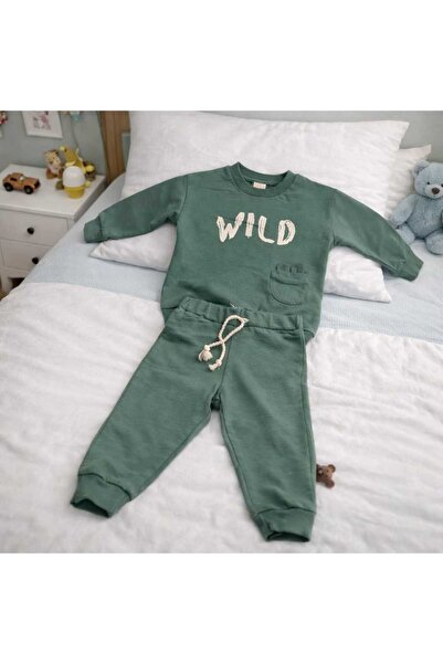 Bebüş Baby Boy Cotton Patterned 2-Piece Set