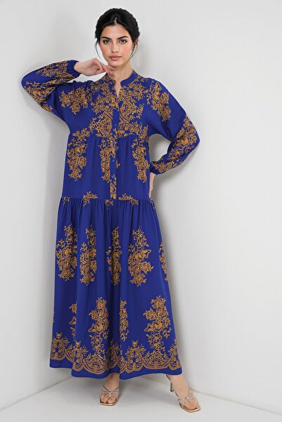 Hiccup Modest dress with authentic BDART pattern
