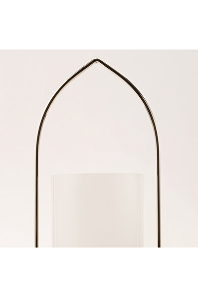 homez فانوس خشبي مصنوع يدويًا 15*15*37 سم