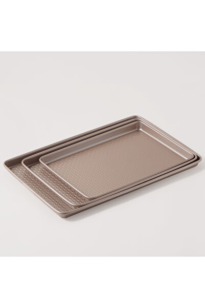 Alberto 3Pcs Baking Tray Set Carbon Steel 13,15,17"