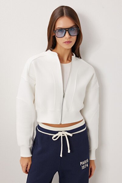 Hiccup ISTANBUL Slim Fit Zip Crop Hoodie