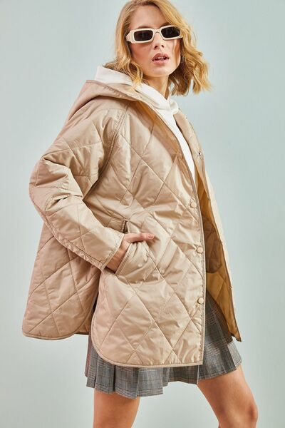 Hiccup LUCCI Kapuca Oversizime Quilted Jacket