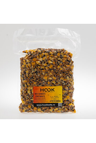 HOOK - Carp Baits By Genes MIX 3 SEMINTE 1KG – NATUR