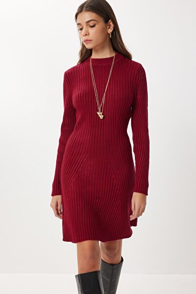 Hiccup ISTANBUL Striped A-Line Knitted Mini Dress