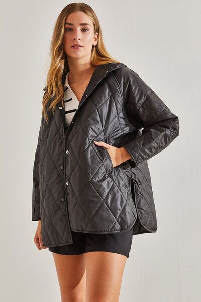 Hiccup LUCCI Kapuca Oversizime Quilted Jacket